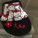 embroidered, hello kitty, dog hat