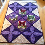 quilt, butterfly, purple